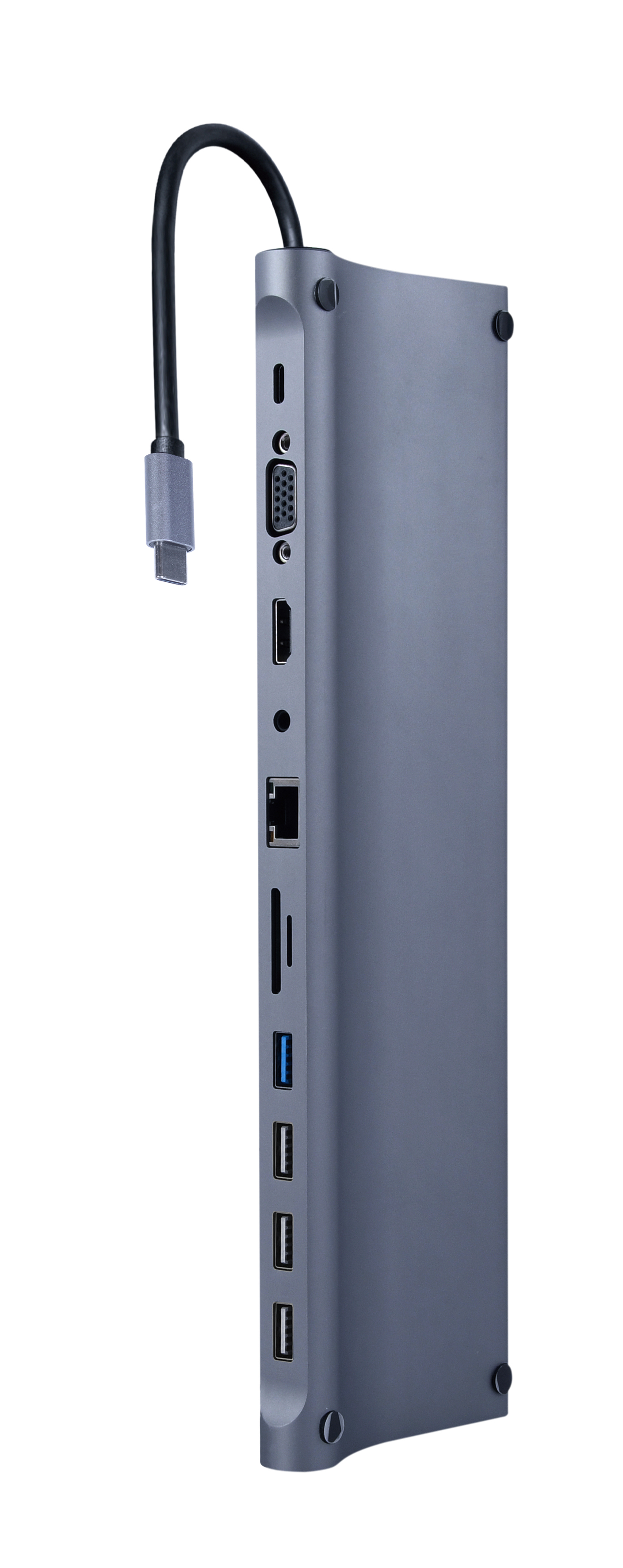 Док-станция Gembird/CablExpert A-CM-COMBO11-01, USB-C