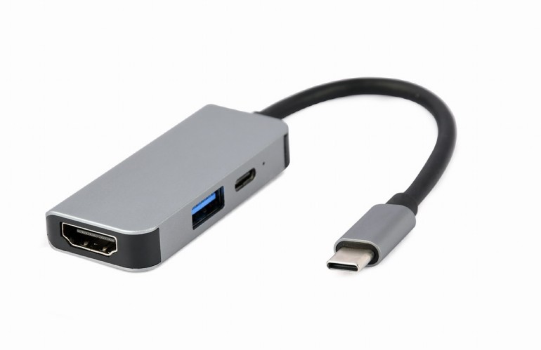 Док-станция Gembird/CablExpert A-CM-COMBO3-02, USB-C