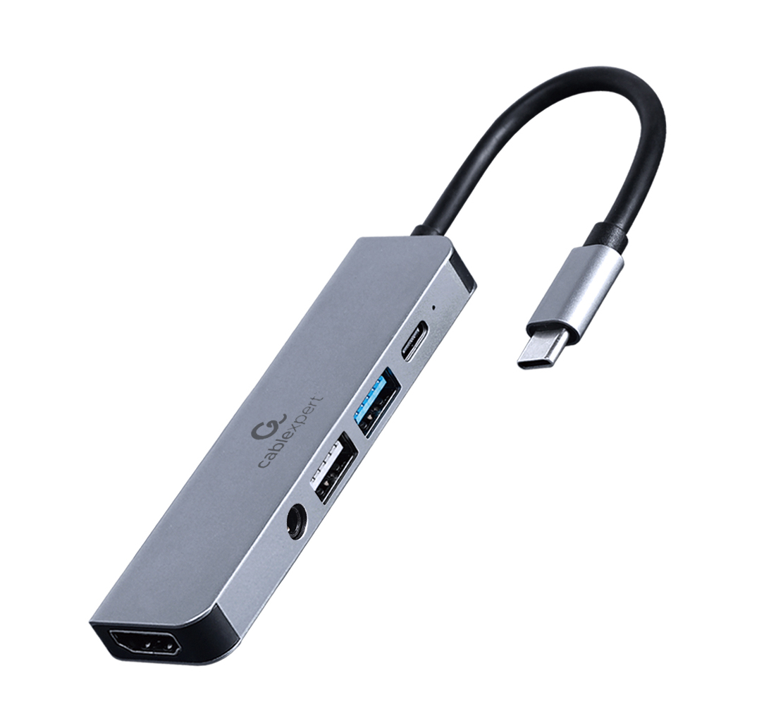 Док-станция Gembird/CablExpert A-CM-COMBO5-02, USB-C