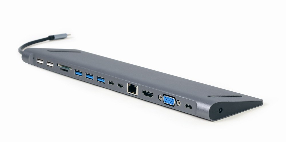 Док-станция Gembird/CablExpert A-CM-COMBO9-01, USB-C