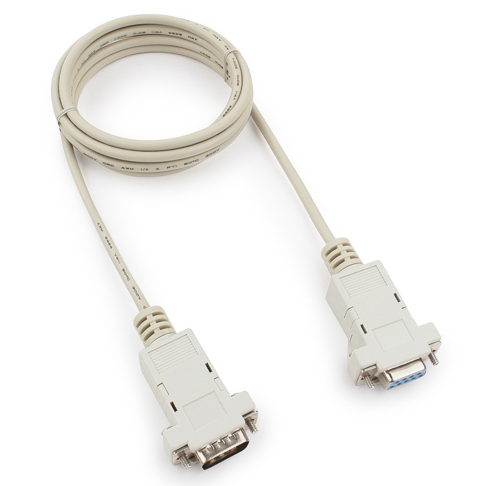 Кабель RS232(M) - RS232(F), 1,8м Gembird/Cablexpert CC-133-6-N