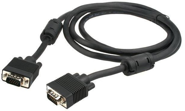 Кабель D-SUB (15M) - D-SUB (15M), 1.8м, Gembird/Cablexpert CC-PPVGA-6B, фильтры