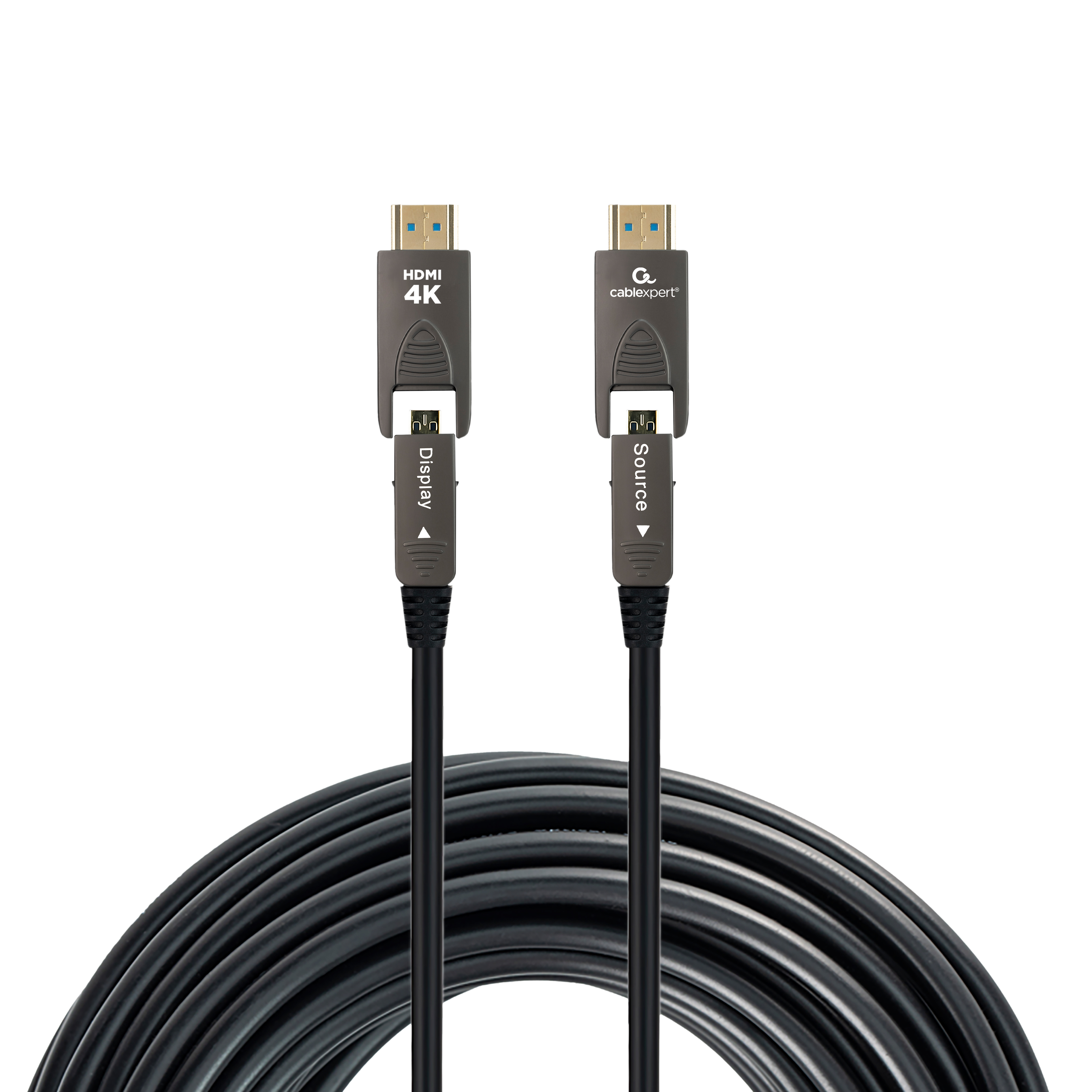 Кабель HDMI (19M) - HDMI (19M), 10м, Gembird/Cablexpert CCAP-HDMIDD-AOC-10M