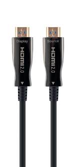 Кабель HDMI (19M) - HDMI (19M), 20м, Gembird/Cablexpert CCBP-HDMI-AOC-20M-02, черный, 4K/60Hz Активный оптический (AOC)