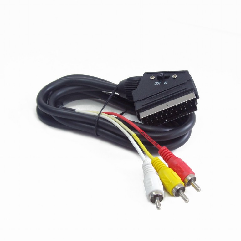 Кабель SCART (M) - 3xRCA (M) Gembird/Cablexpert CCV-519, 1.8м