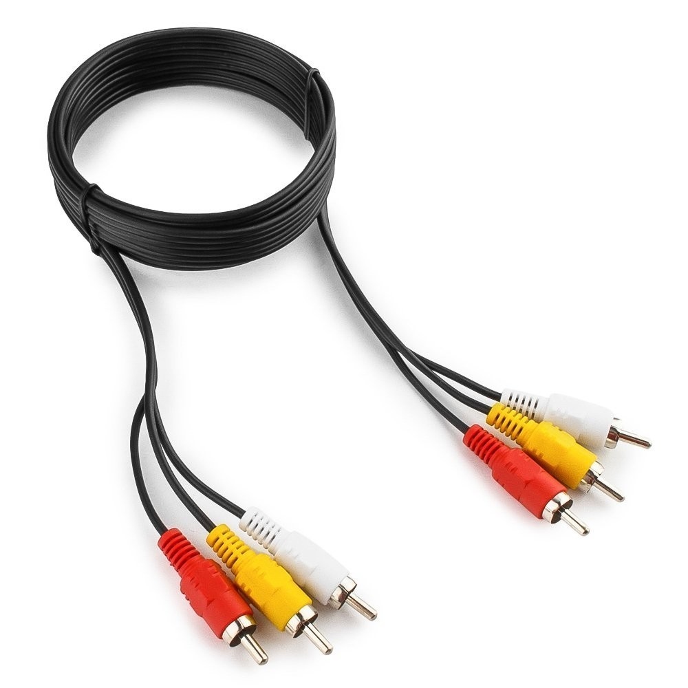 Кабель 3xRCA (M) - 3xRCA (M) Gembird/Cablexpert CCV-539, 1.8м