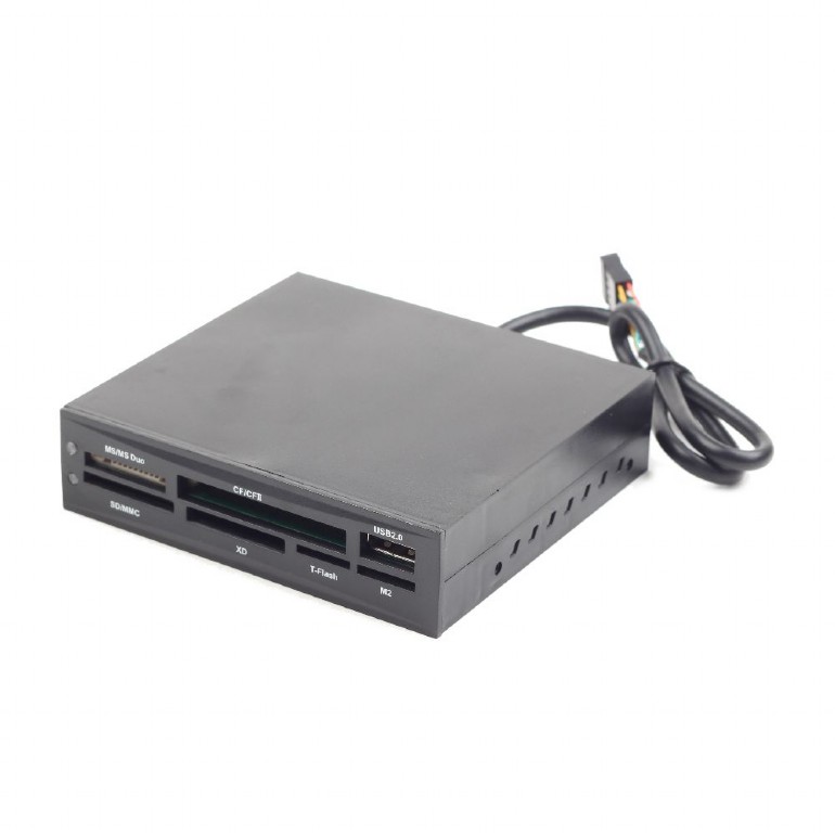 Картридер Gembird FDI2-ALLIN1-02-B, Black