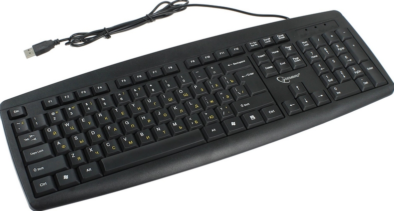 Клавиатура Gembird KB-8351U-BL, черный