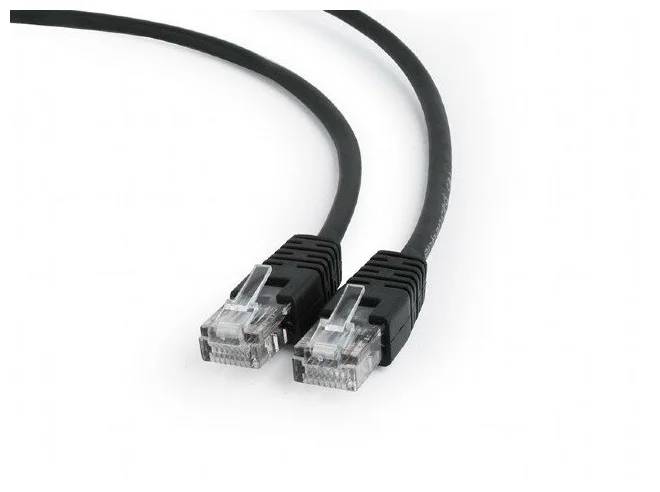 Патч-корд 1.5м, UTP cat.5e, Gembird/Cablexpert PP12-1.5M/BK, черный