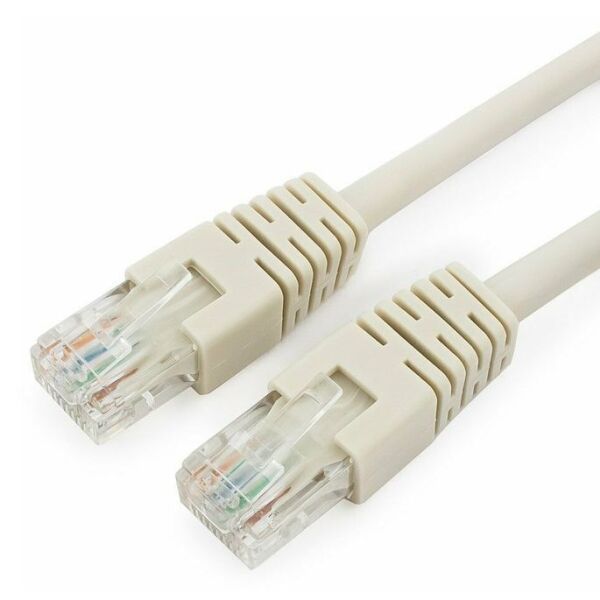 Патч-корд 10м, UTP cat.6, Gembird/Cablexpert PP6U-10M, серый