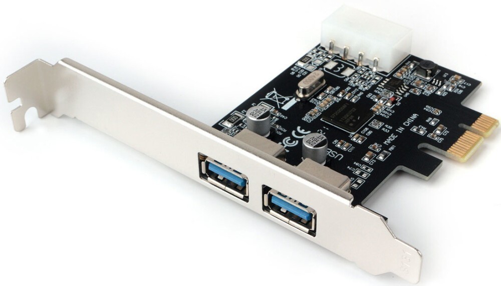 Контроллер USB, 2xUSB3.0, Gembird SPCR-01, PCI-Ex1