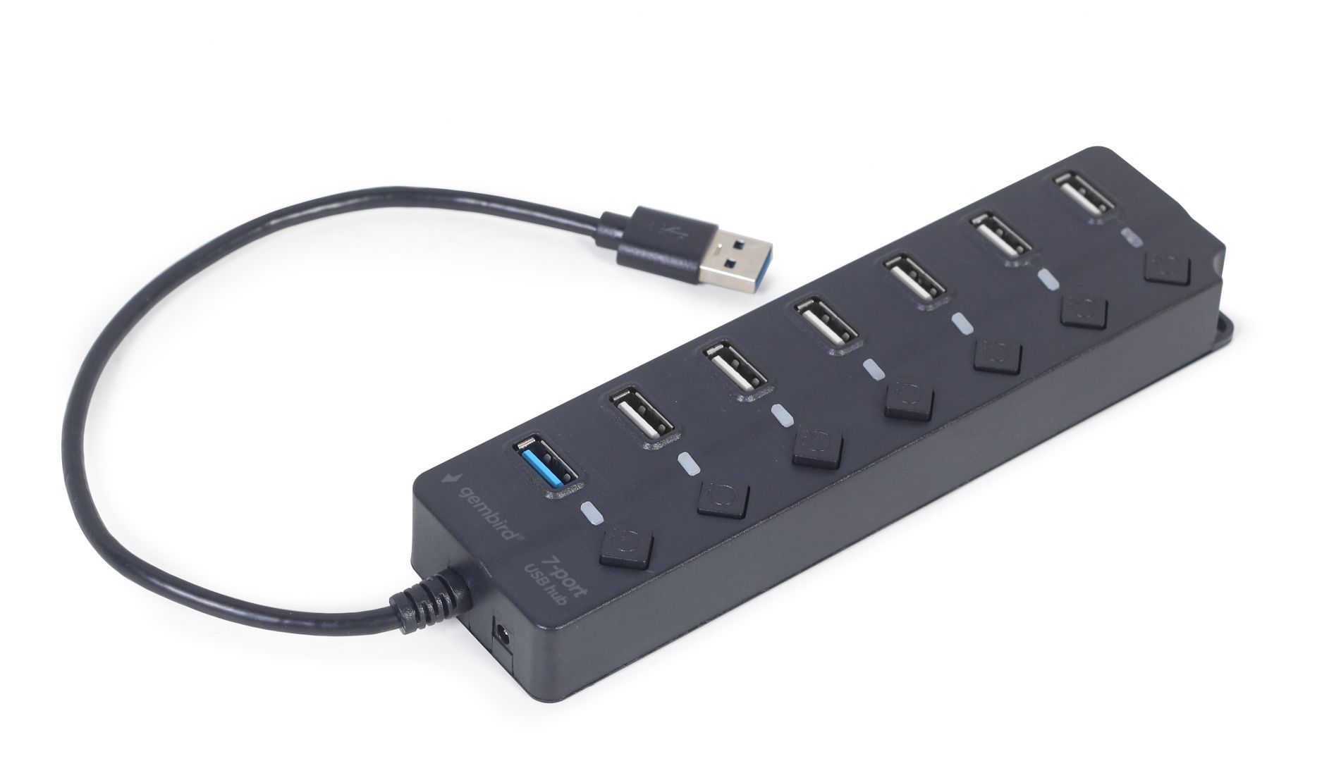 Разветвитель USB Hub Gembird UHB-U3P1U2P6P-01, 1xUSB3.1, 6xUSB2.0