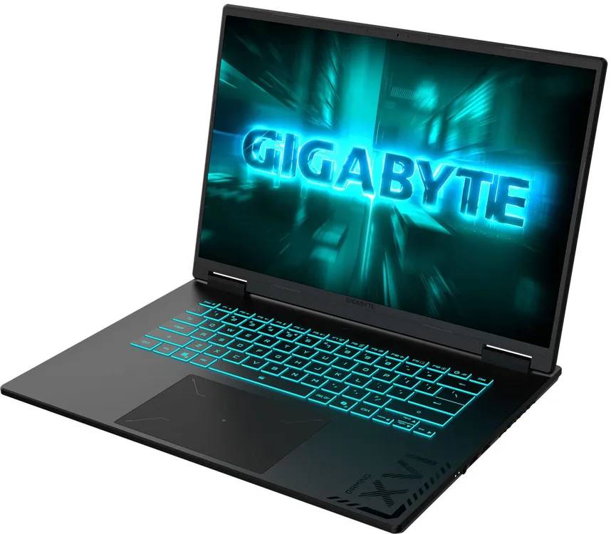 Ноутбук Gigabyte Gaming A16 GA63H (3VHK3EE893SD), 16" IPS, Ryzen 7 260/ 16Gb/ 512SSD/ RTX 5060 8Gb/ W11/ Black