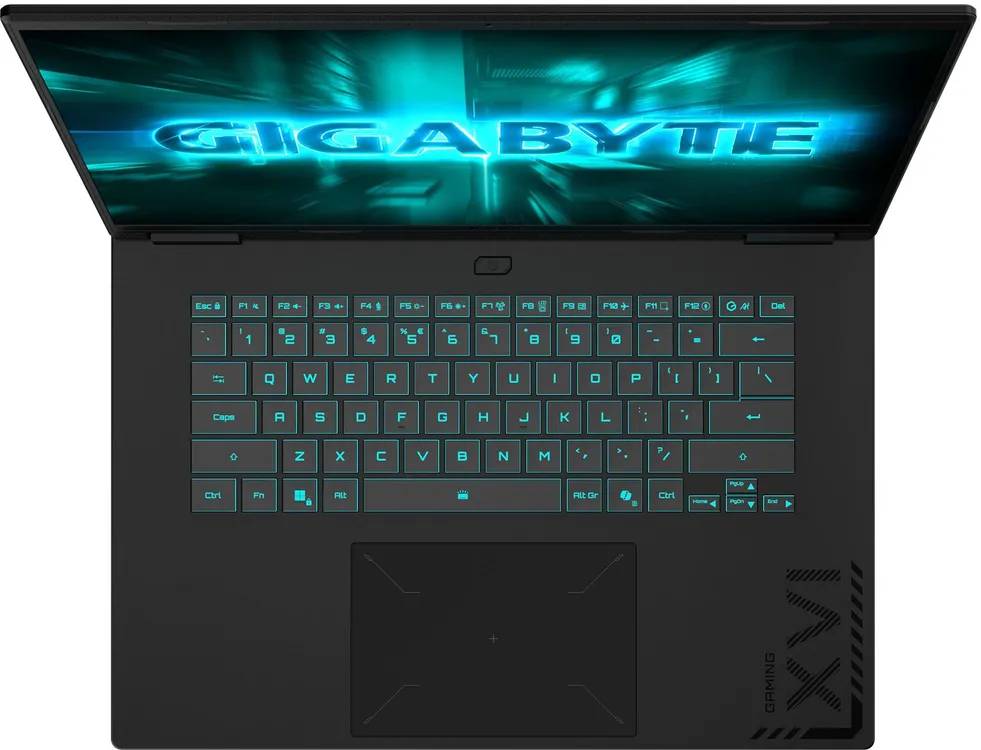 Ноутбук Gigabyte Gaming A16 GA63H (3VHK3EE893SD), 16" IPS, Ryzen 7 260/ 16Gb/ 512SSD/ RTX 5060 8Gb/ W11/ Black