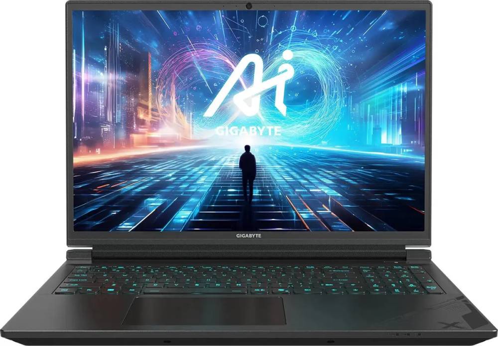 Ноутбук Gigabyte G6X (9KG-43KZ854SH), 16" IPS, Core i7 13650HX/ 16Gb/ 1TbSSD/ RTX 4060 8Gb/ W11/ Black