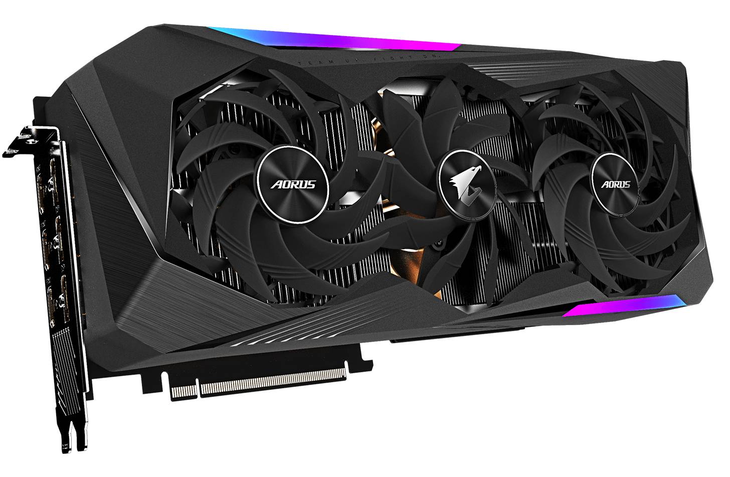 Видеокарта GeForce RTX 3070 Ti, 8Gb GDDR6 256bit, Gigabyte GV-N307TAORUS M-8GD, RTL (ТОЛЬКО В СОСТАВЕ ПЭВМ)