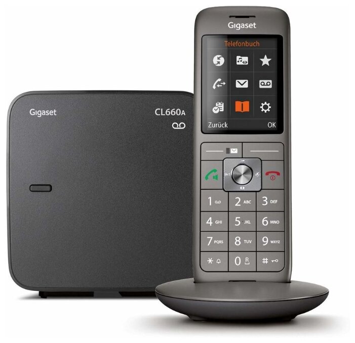 Телефон DECT Gigaset CL660A, черный