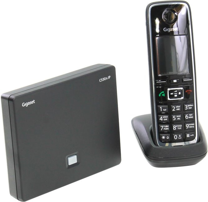IP-телефон Gigaset N530 IP PRO + C600H, черный