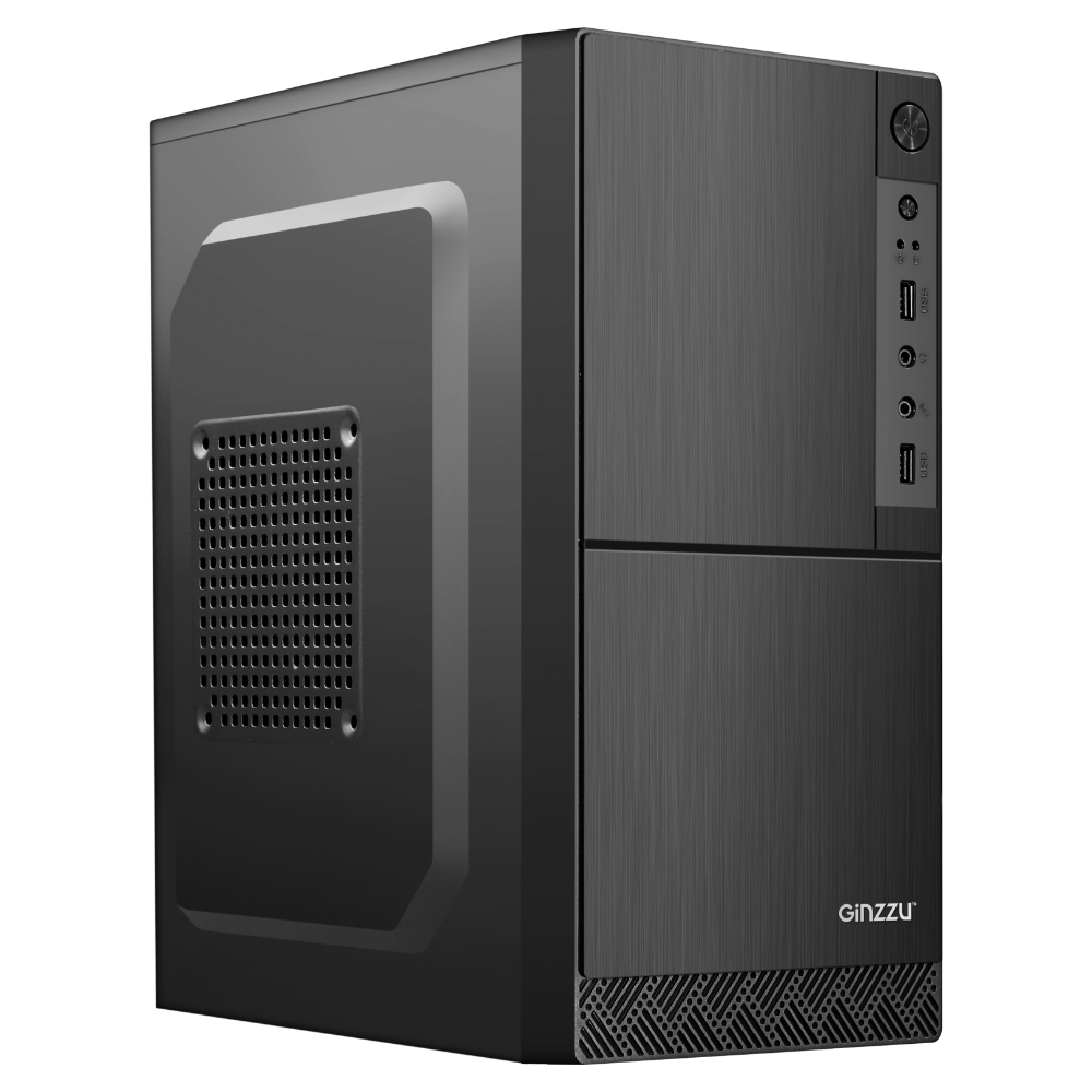 Корпус Ginzzu B190, 12cm, 450Вт, mATX