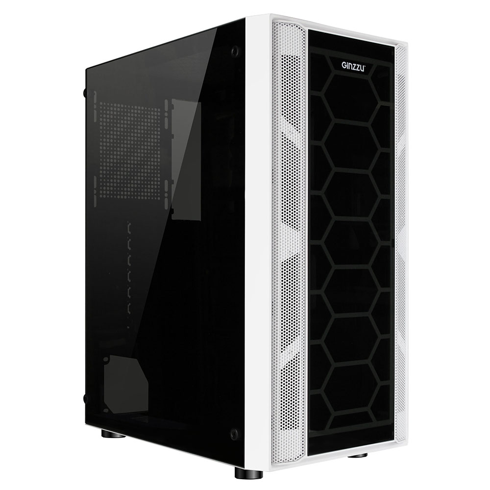 Корпус Ginzzu CL160 белый, без БП, ATX