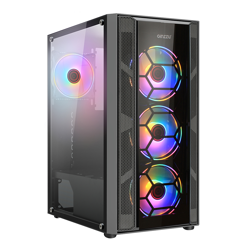 Корпус Ginzzu CL270 черный, без БП, ATX