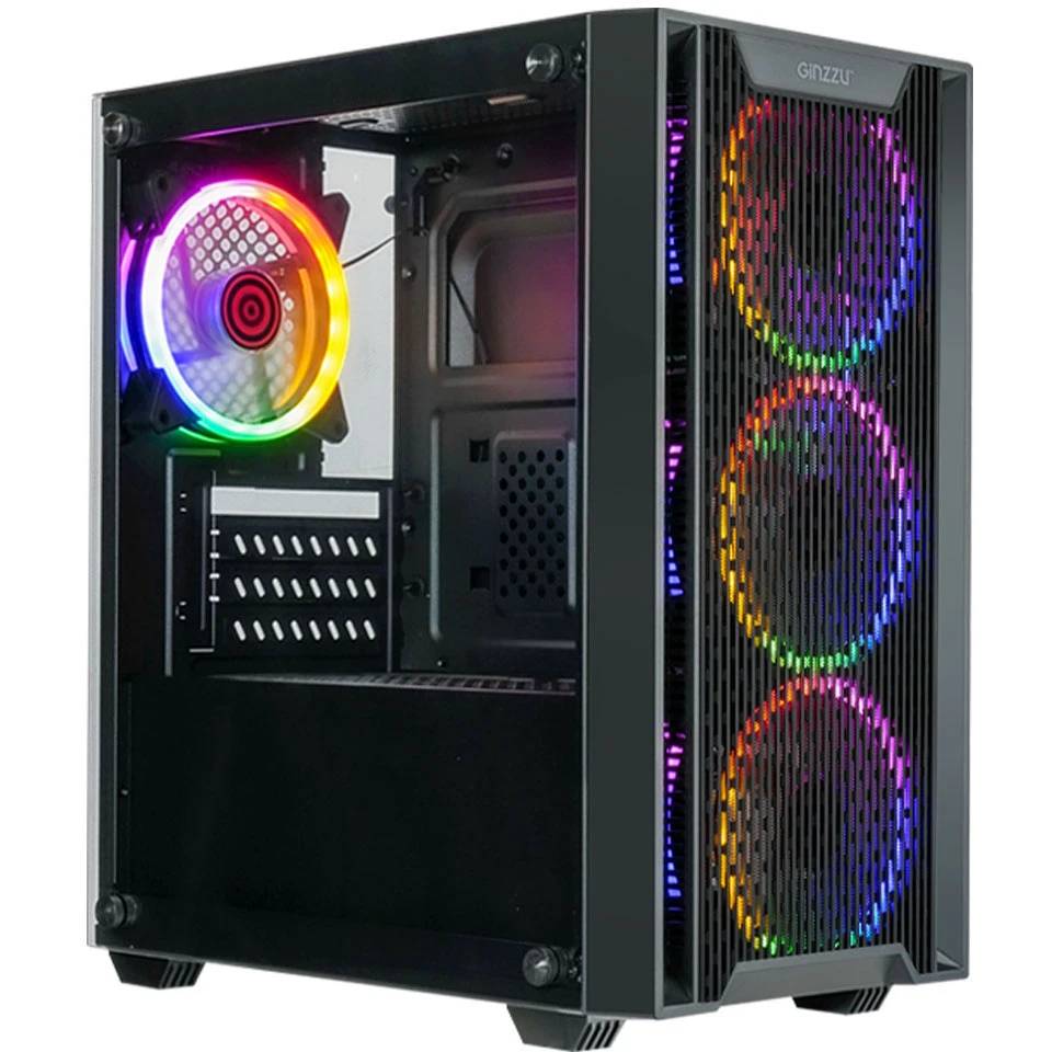 Корпус Ginzzu CL650, без БП, mATX