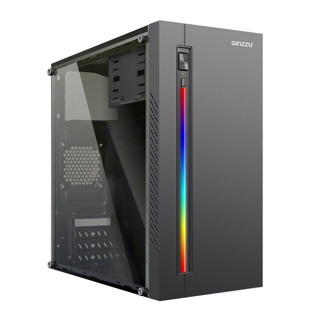 Корпус Ginzzu D370, без БП, mATX