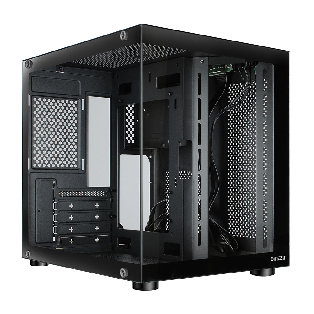 Корпус Ginzzu V100, без БП, mATX