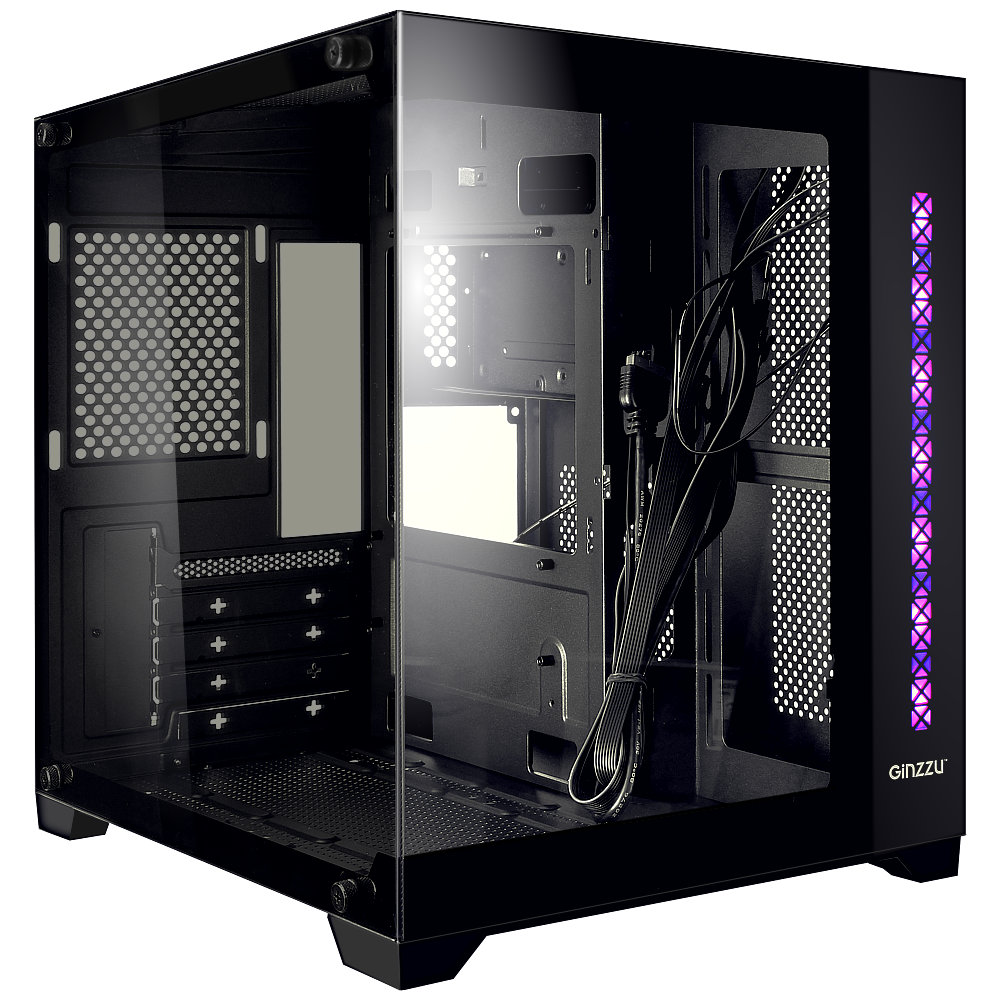 Корпус Ginzzu V320, без БП, mATX