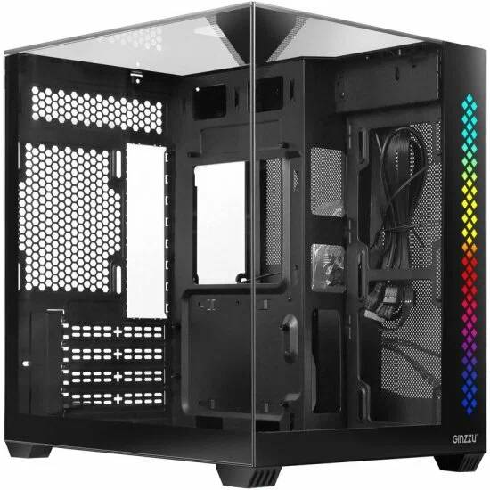 Корпус Ginzzu V340, без БП, mATX