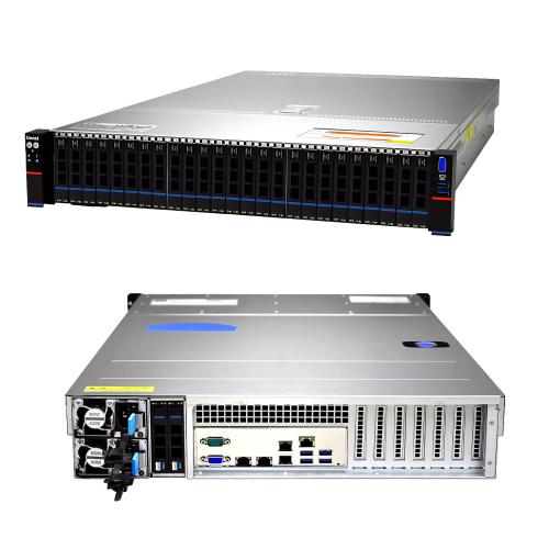 Серверный корпус Gooxi RMC2125-620-HSE-D (0.94.002.0134), 2x1300Вт, 25x2.5", 2U, SSI-EEB