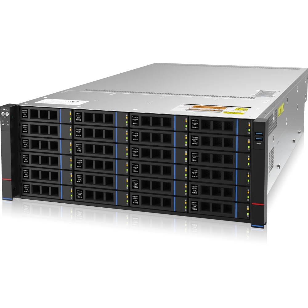 Серверная платформа Gooxi SL401-D24RE-G3 2xLGA4189, 32xDDR IV ECC, 24x2.5"/3.5", 2xLAN 1Gbps, 2x800Вт, 4U