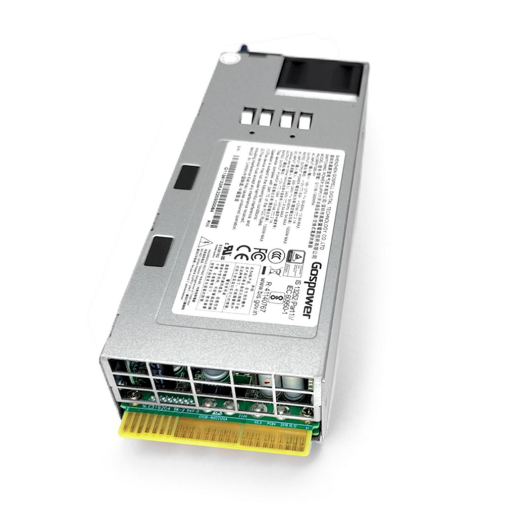 Блок питания 1600Вт, Gospower G1136-1600WNA (CRPS1600-AH), 80 Plus Platinum, APFC, 1U, OEM