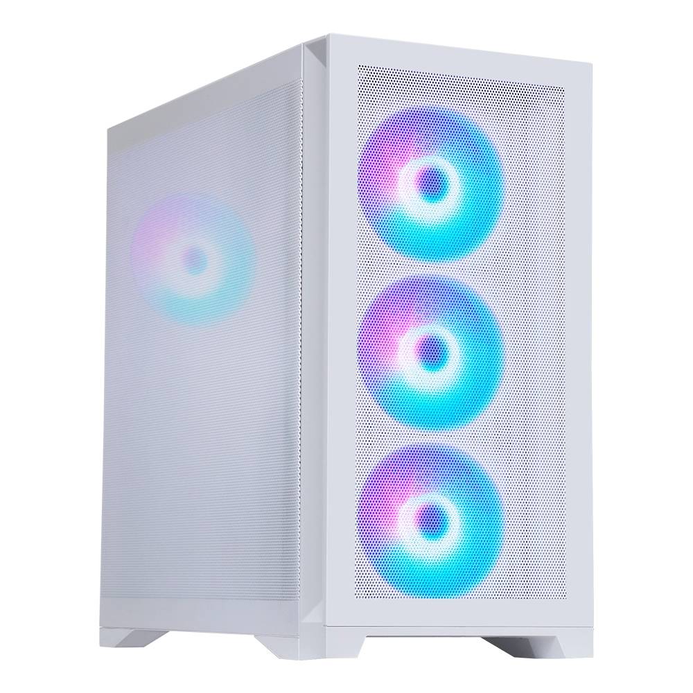 Корпус HAFF Glory Mini Air, белый, без БП, mATX