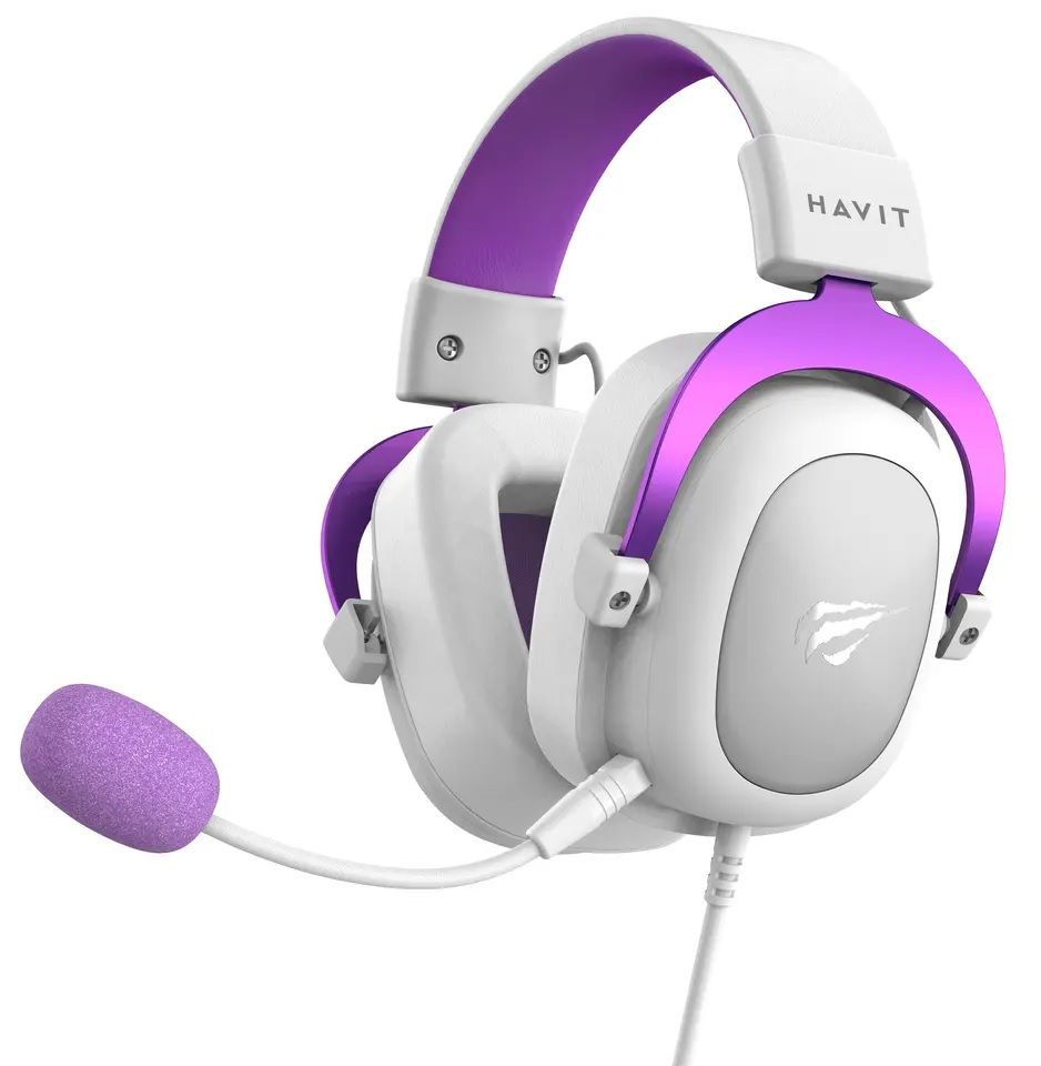 Гарнитура Havit H2002d White/Purple