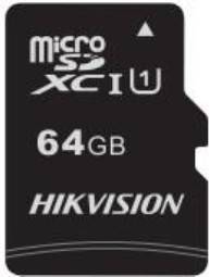 Карта памяти 64Gb Hikvision HS-TF-C1(STD)/64G/ZAZ01X00/OD, SD Micro, SDHC Class 10