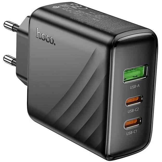 СЗУ HOCO CS26A Article (6942007639811), черный, USB, USB Type-C, 45W