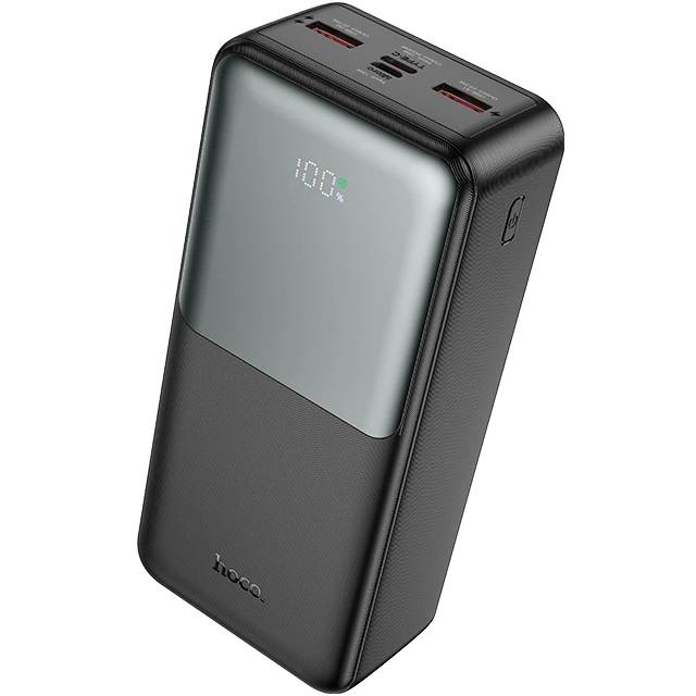 Внешний аккумулятор 30000мАч Hoco J136B, черный