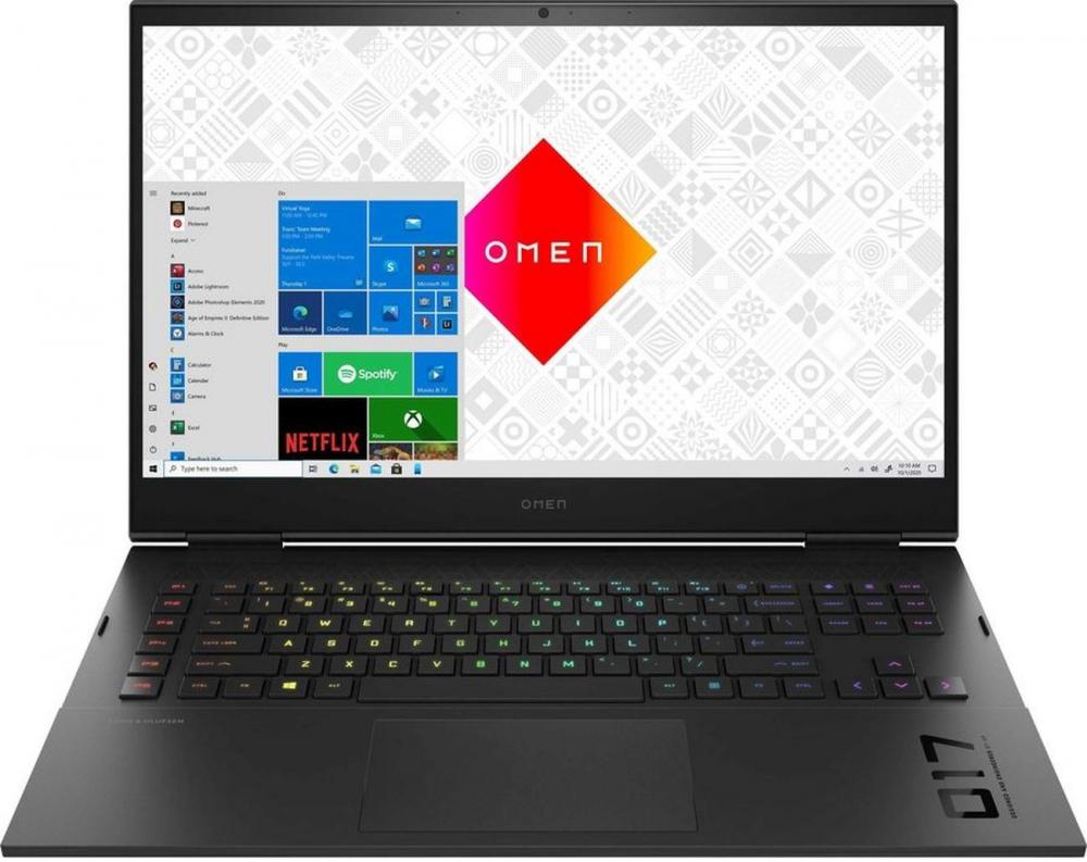 Ноутбук HP Omen 17-ck0045ur (4E1C7EA), 17.3" IPS, Core i7 11800H/ 16Gb/ 1tSSD/ RTX3080 16Gb/ W10/ Black