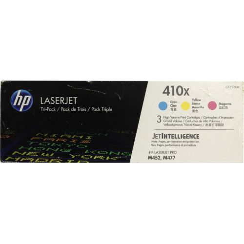Картридж HP 410X, 3-я упаковка цветных CF252XM