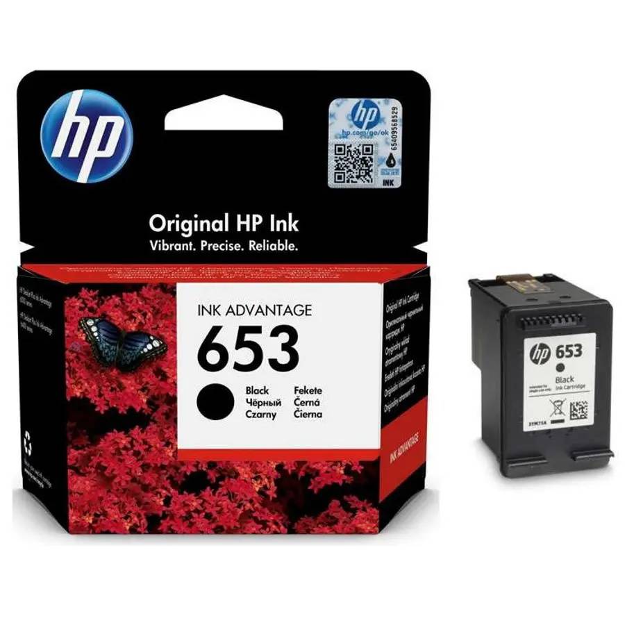 Картридж HP 653, черный 3YM75AE