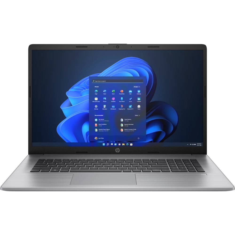 Ноутбук HP 470 G9 (6S7D5EA), 17.3" IPS, Core i7 1255U/ 8Gb/ 512SSD/ MX550 2Gb/ Silver