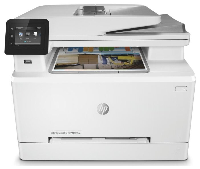 МФУ HP Color LaserJet Pro M283fdn (7KW74A), A4, цветное, факс