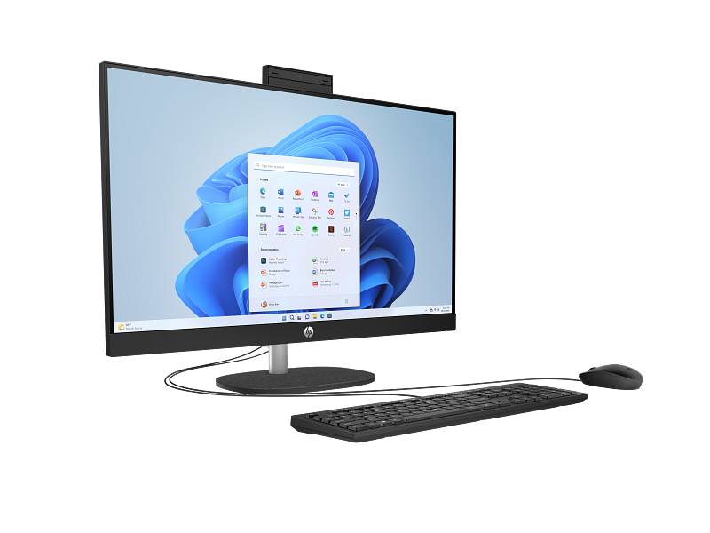 Моноблок HP 27-cr0086nh (91H75EA), 27" IPS, Core i7 1355U/ 8Gb/ 512SSD/ Black
