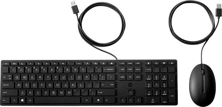 Набор HP 320MK Wired, чёрный (9SR36AA)