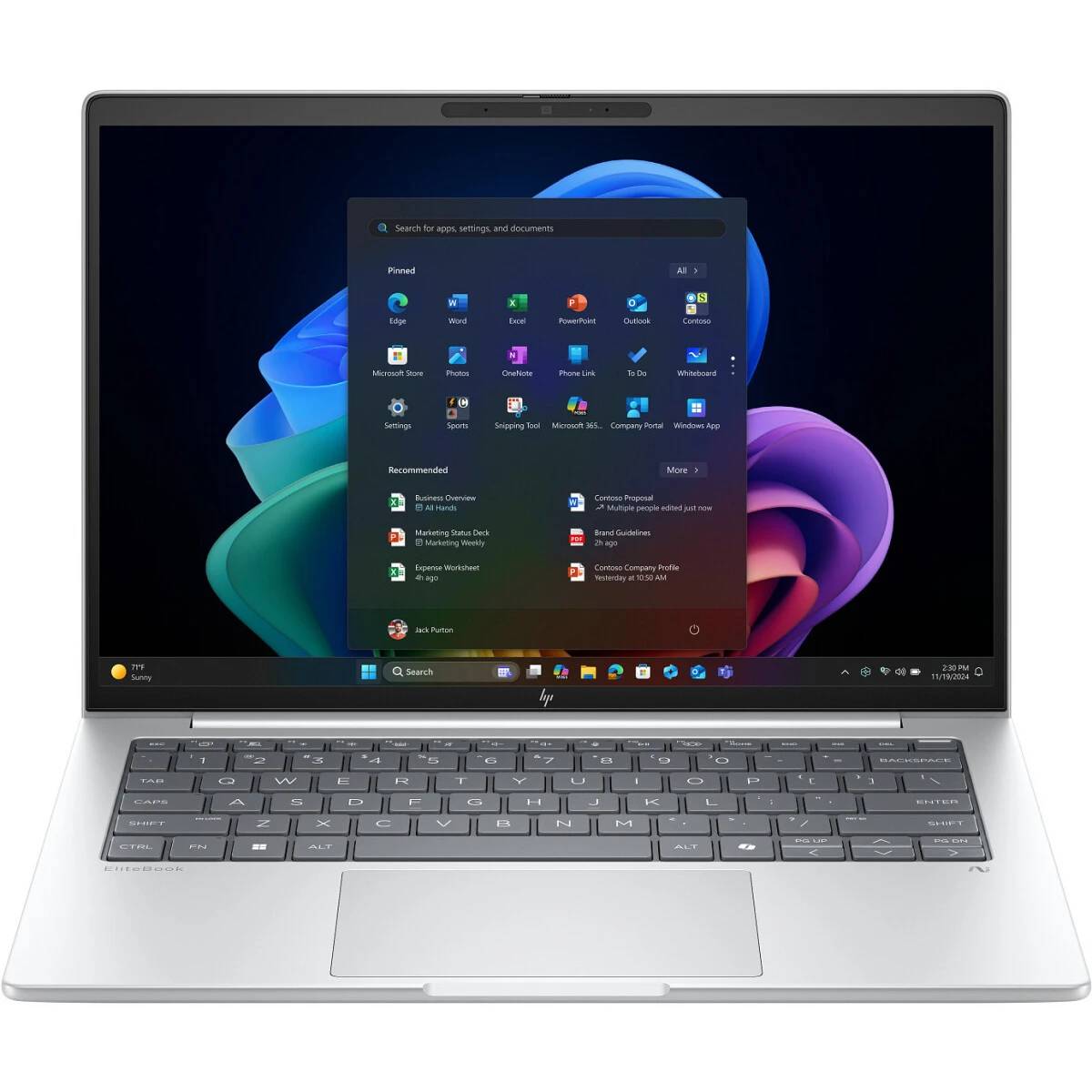 Ноутбук HP EliteBook 8 G1i (C15A5ET), 14" IPS, Core Ultra 7 255U/ 32Gb/ 1TbSSD/ W11/ Silver