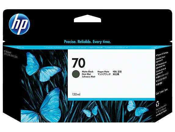 Картридж HP 70, матовый черный C9448A