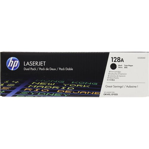 Картридж HP 128A, черный (CE320AD)