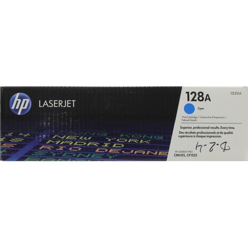 Картридж HP 128A, голубой CE321A
