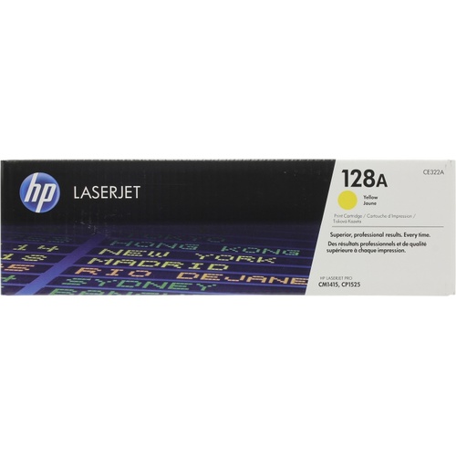 Картридж HP 128A, желтый (CE322A)